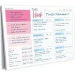 Weekly Planner Pad - Undated Planner - To Do List Notepad - Habit Tracker - 1...