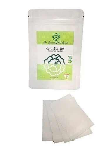 Powder Set Original Milk Kefir Lebanese Grains  Probiotic Culture Bulgaros leche