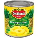 Del Monte Pineapple Slices In Heavy Syrup 15.5 Oz. Can, 12 Pack, 15.5 Oz (Pack Of 12)