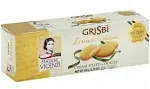 Grisbi Lemon Shortbread by Pasticceria Matilde Vicenzi, Sweet Lemon Cream Filled Patisserie Pastry Cookie, All-Natural, Kosher Dairy, Made in Italy, 4.76oz (135g) Box, 4-Pack