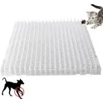 16 Pack Cat Deterrent Outdoor Scat Mat 16 x 13 Inch Cat Counter Deterrent Mat...