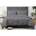 Cannon Solid Percale 3-Piece Duvet Set