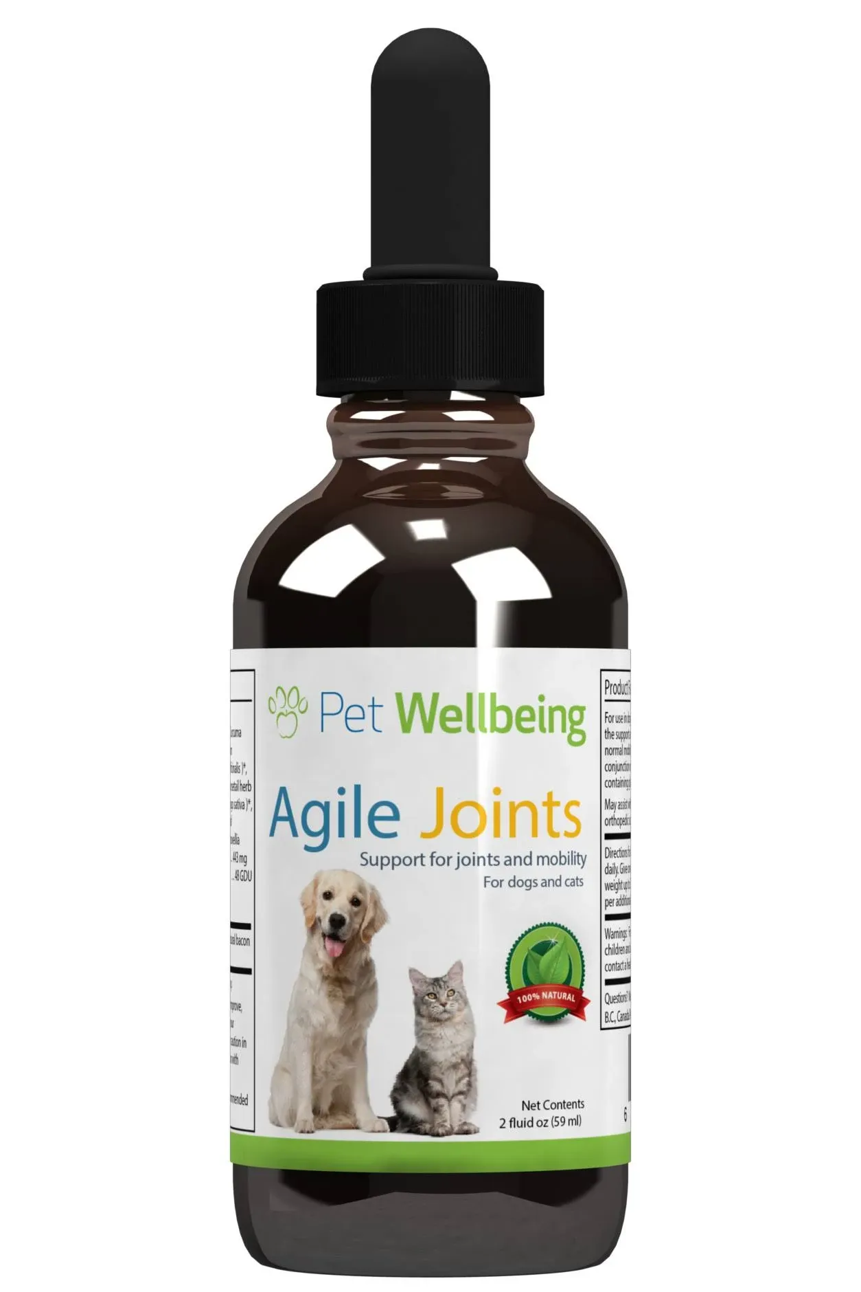 Dog Joint Pain Supplement - Agile Joints for Dogs - by Pet Wellbeing