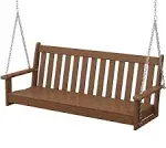 POLYWOOD GNS60TE Vineyard 60" Swing, Teak