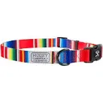 Hooey Nomad Dog Collar, Durable Polyester Webbing Collar with Graphic-Inspired Prints, Serape Tijana, Large