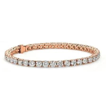 Cate &amp; Chloe 18k Womans Rose Gold Plated Bracelet Stimulated diamond Braclet