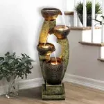 chillscreamni 40” H Modern Outdoor Fountain