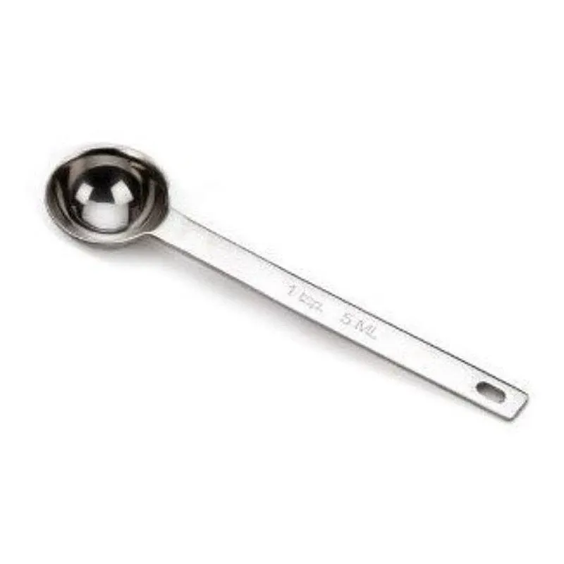 RSVP Endurance Individual Measuring Spoon, 1 tsp set of 2, Silver,