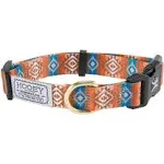 Hooey Nomad Dog Collar, Durable Polyester Webbing Collar with Graphic-Inspired Prints, Totem, Large