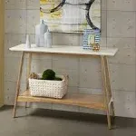 Madison Park - Parker Console - Off-White/Natural