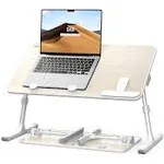 Laptop Desk for Bed,  Lap Desks Bed Trays for Eating Writing, Adjustable Compute