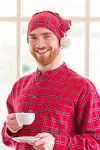 Lee Valley, Ireland Men's Night Cap (LV27 Red Tartan)