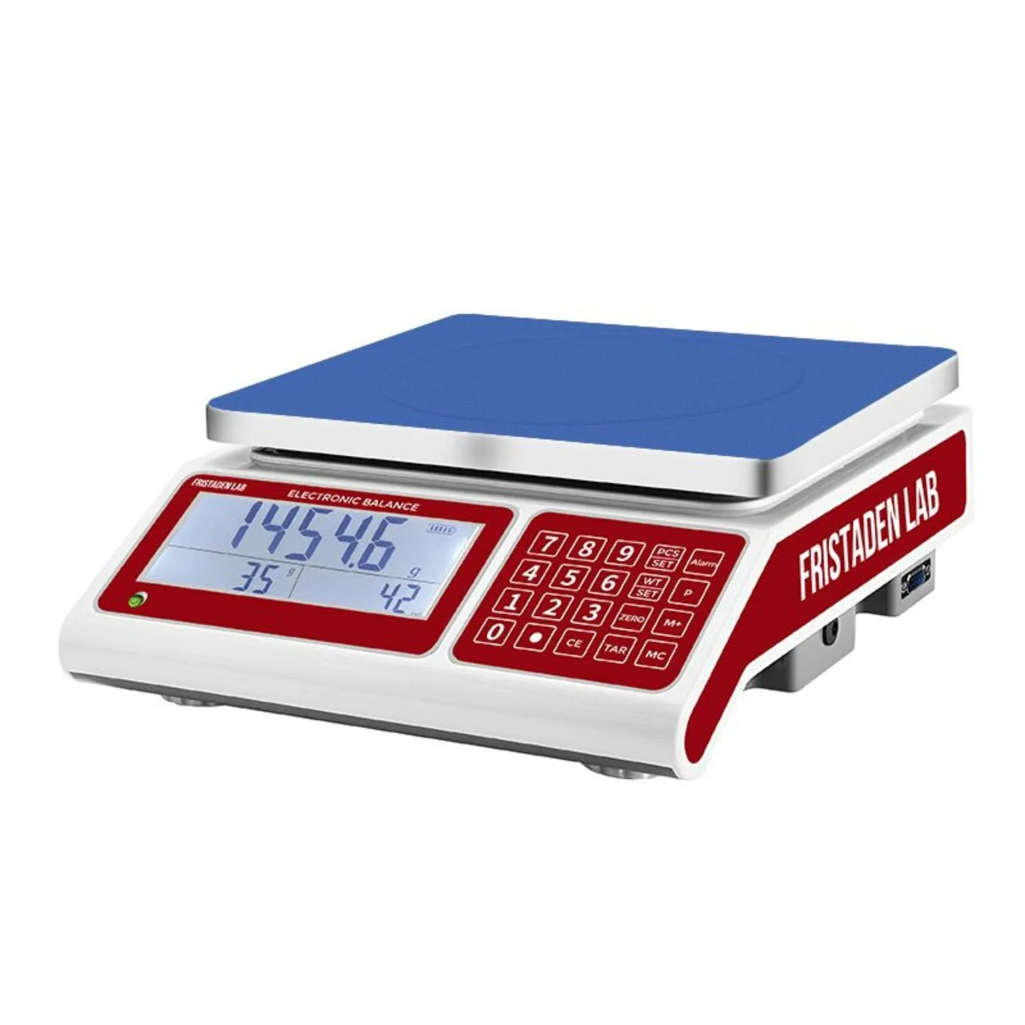 Fristaden Lab Counting Scale for Small Parts | 30 kg/66 lbs + 0.5 g lbs, oz, g, kg | Digital Inventory Scale | Industrial Counting Scale | Piece Counter Scale | USA Company | Parts Scale Counter