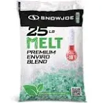 MELT 25 lb. Resealable Bag Premium Enviro Blend Snow Ice Melter w CMA De-icing R