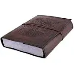 Large Tree of Life Leather Blank Book