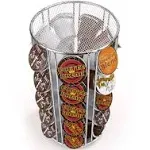 Mind Reader Network Collection, Single Serve Coffee Pod Carousel, 35 Pod Capacity, Lazy Susan, Breakroom, Kitchen Counter Organizer, Metal Mesh, 6.15"L x 6.15"W x 12.5"H, BlackMind Reader Network Collection, Single Serve Coff…