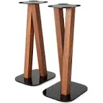 EXIMUS One Pair Fixed Height Universal Speaker Floor Stands - Cedar - 600 Series