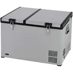 Whynter FM-901DZ 90 Quart Dual Zone Portable Fridge/Freezer with 12V Option and Wheels