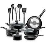 Kitchen Cookware, Black Non-Stick Coating Inside, Heat Resistant Lacquer,Black