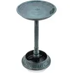 Alpine Corporation 25 in Birdbath with Planter Pedestal - Green