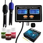 pH/EC Conductivity Meter with ATC Water Quality Tester 0.0-14.0pH /�0~19.99ms/cm