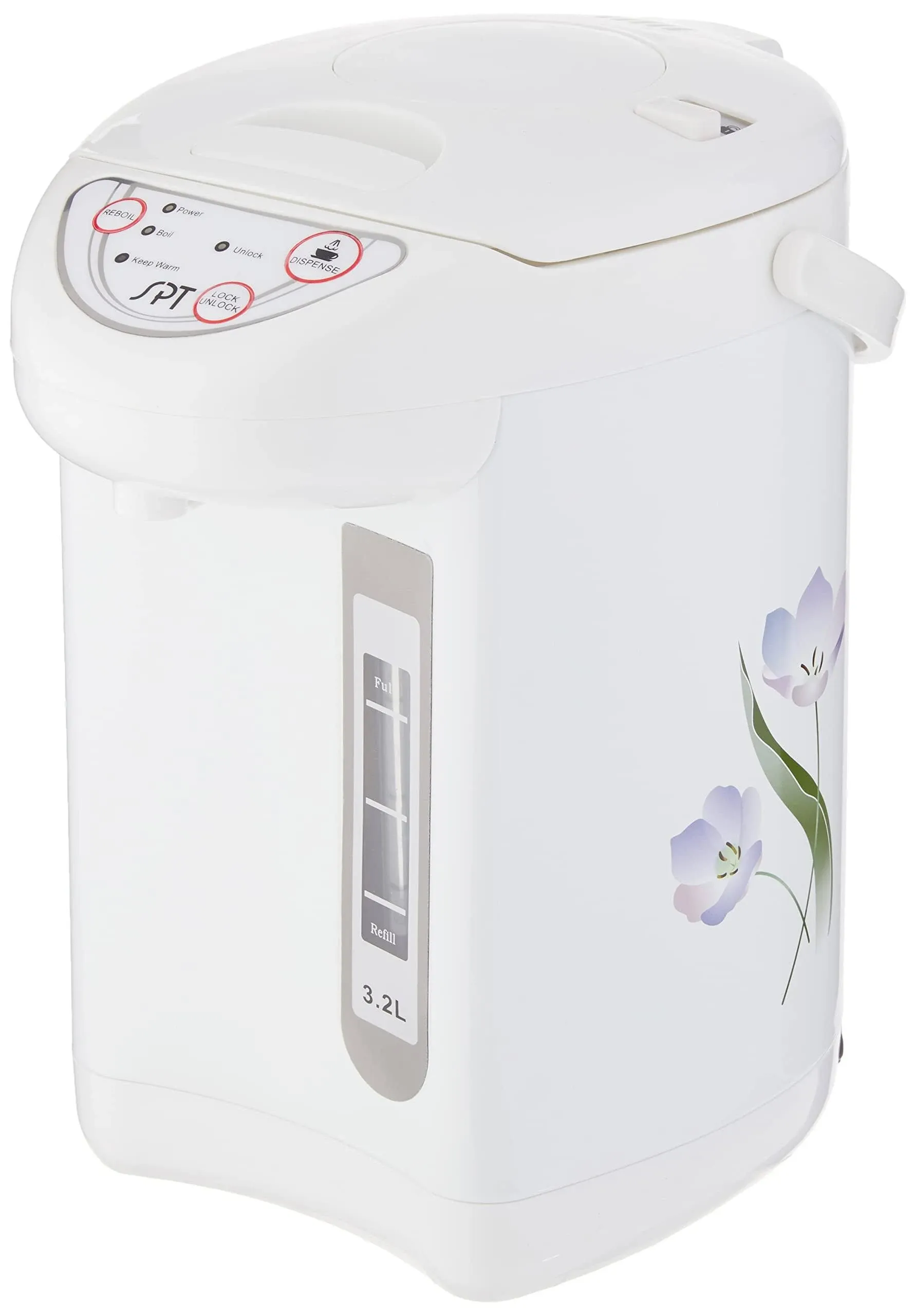 SPT 3.2-Liter Hot Water Dispenser with Dual-pump System