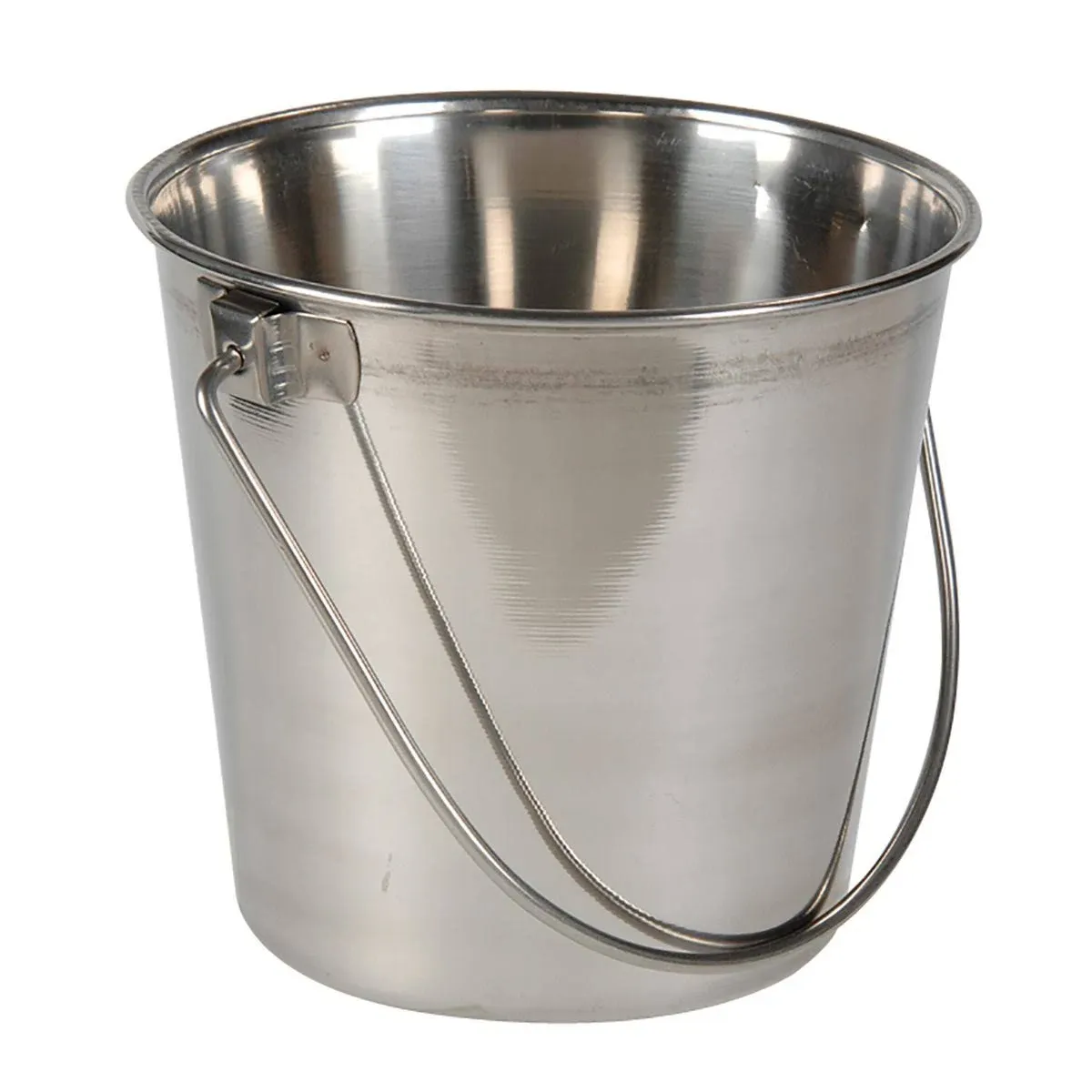 Advance Pet Products Heavy Stainless Steel Round Bucket