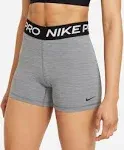 Shop Nike Pro Training 365 5 Inch Booty Shorts In Gray-black