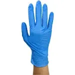 Safe-Touch Nitrile Exam Glove, Large, Blue - Box/100