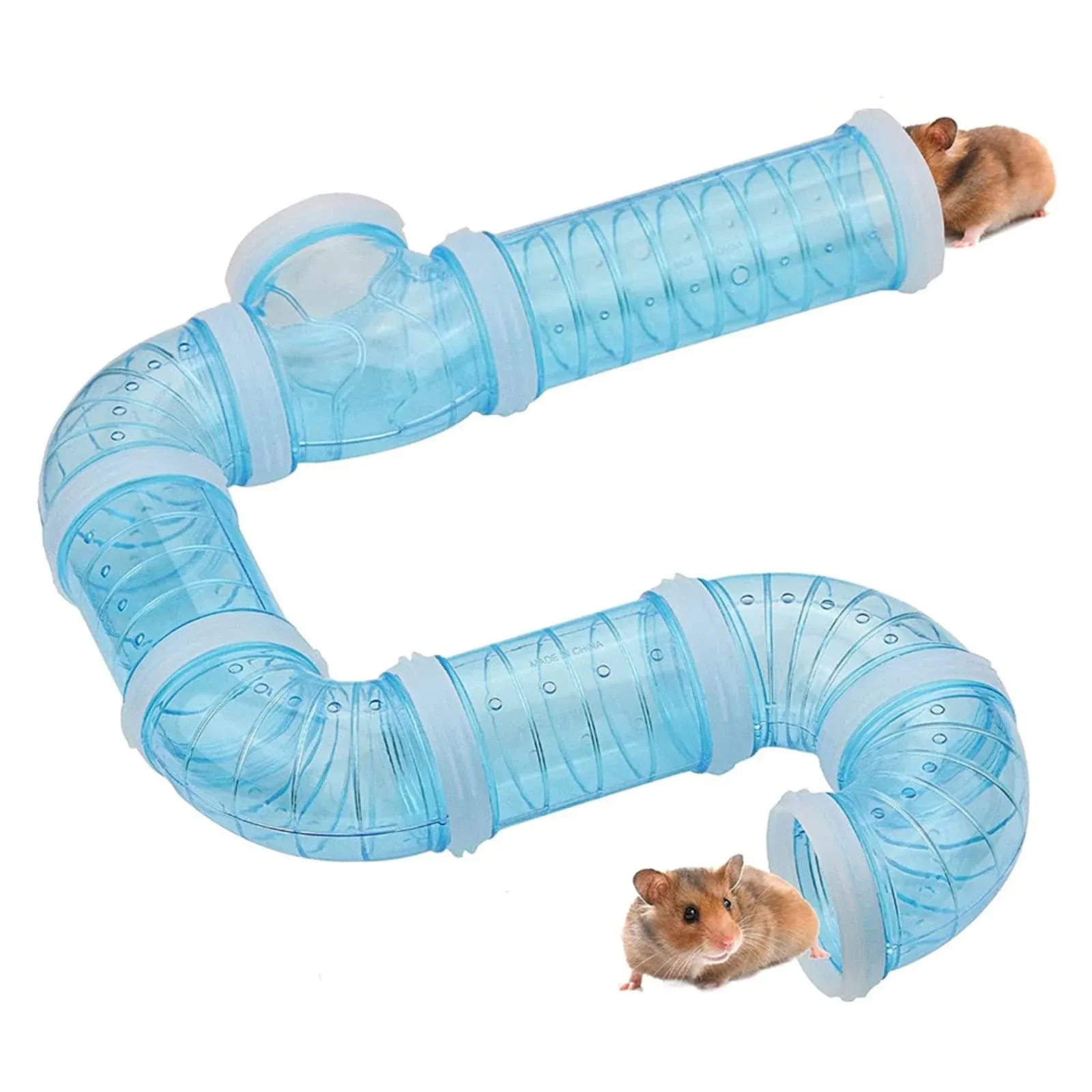 Hamster Tunnel Tube Toy Pet DIY Assorted Toy Playground Tunnel Excercise Toy for Mouse Hamster and Other Small Animals