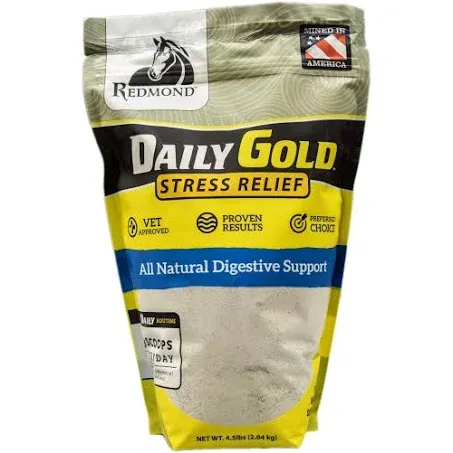 Redmond Daily Gold Stress Relief for Horses 4.5 lbs