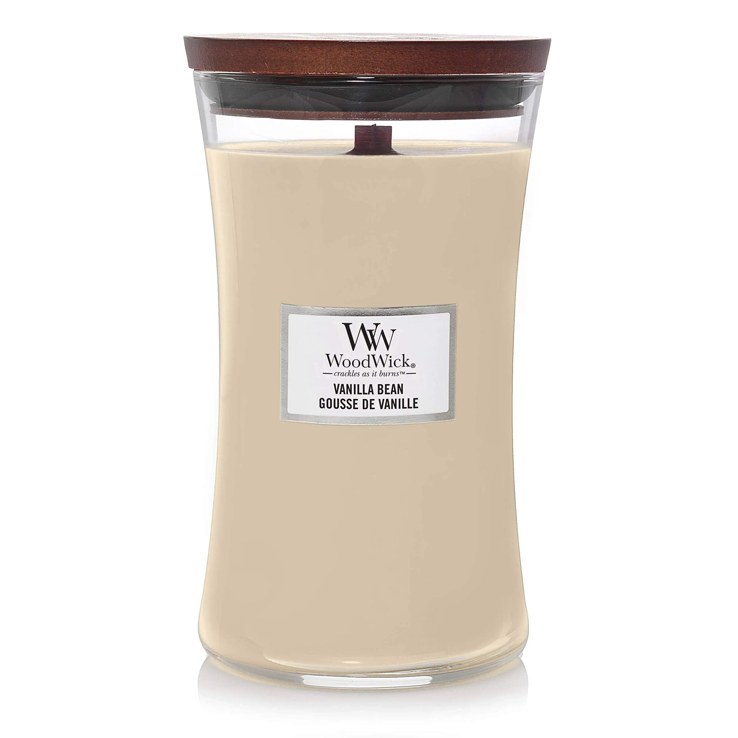 WoodWick Vanilla Bean Large Candle, 22 oz