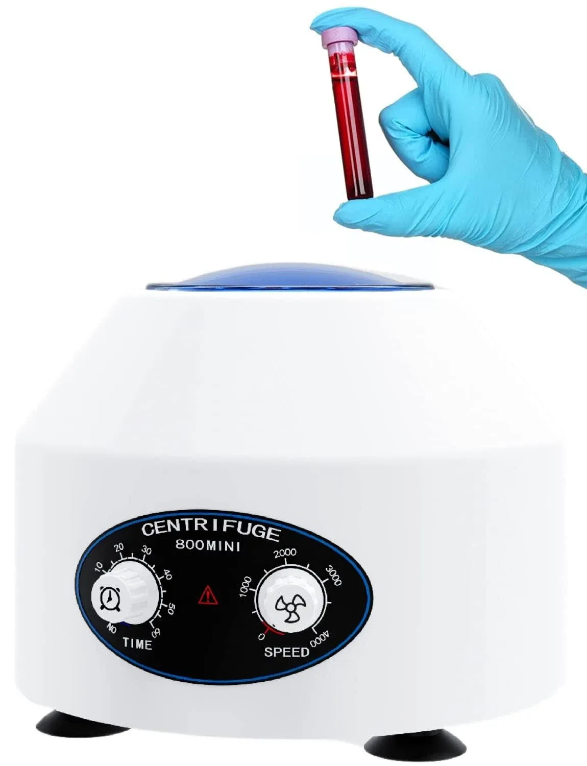 Centrifuge Machine, Lab Benchtop Centrifuges, Plasma Blood Centrifuge, Timer and Speed Control, 4000RPM Capacity 10ml×6 800mini 110V US Plug [Upgrade]