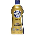 Bar Keepers Friend Soft Cleanser Liquid 13 oz Multipurpose Cleaner & Rust Stain Remover for Stainless Steel Sinks and Countertops, Porcelain and Ceramic Tile, Copper, Brass, and More (1)