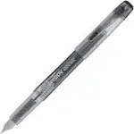 NEW Platinum Preppy EF-NIB Fountain pen PSQ-400 #1 Black Skeleton &amp; Bk Cartridge