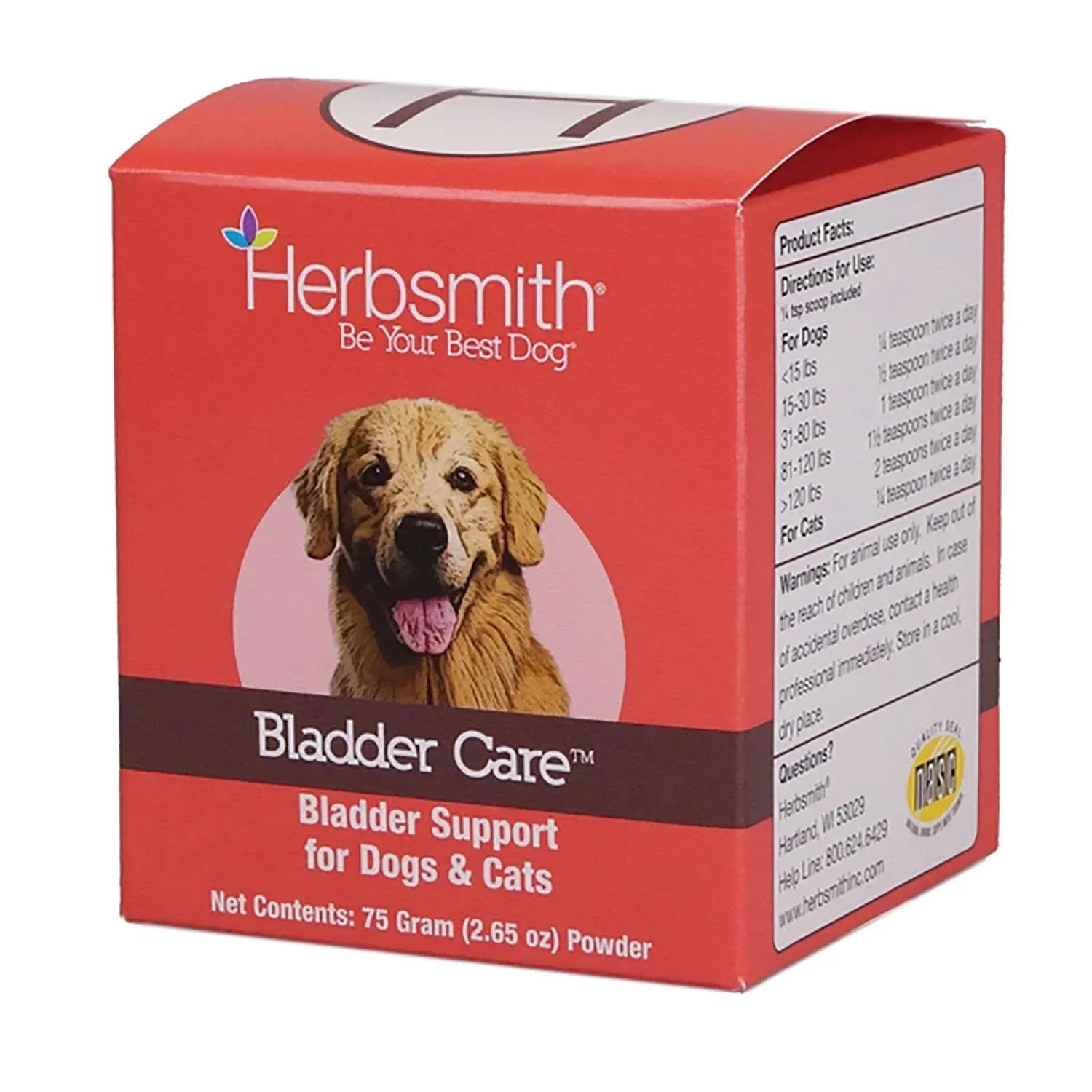 Herbsmith - Bladder Care Powder for Dogs & Cats 75 G