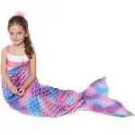 Kids Mermaid Tail Blanket, Soft Plush Flannel Sleeping Snuggle Blanket for Gift  | eBay