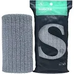 Sutera - Exfoliating Shower Towel, Premium Japanese Scrub Wash Cloth, Deep Cleanse for Body Face, Microabrasion Duo Fibers Durable Quick Drying, Asian