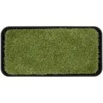 Ottomanson Multipurpose All Season Boot Tray Mat, Great as Pet Food Mat, Dog Cat Bowl Mat or Kitty Litter Mat, 15" x 30" Raised Edge 1.2", Black (Pack of 1)