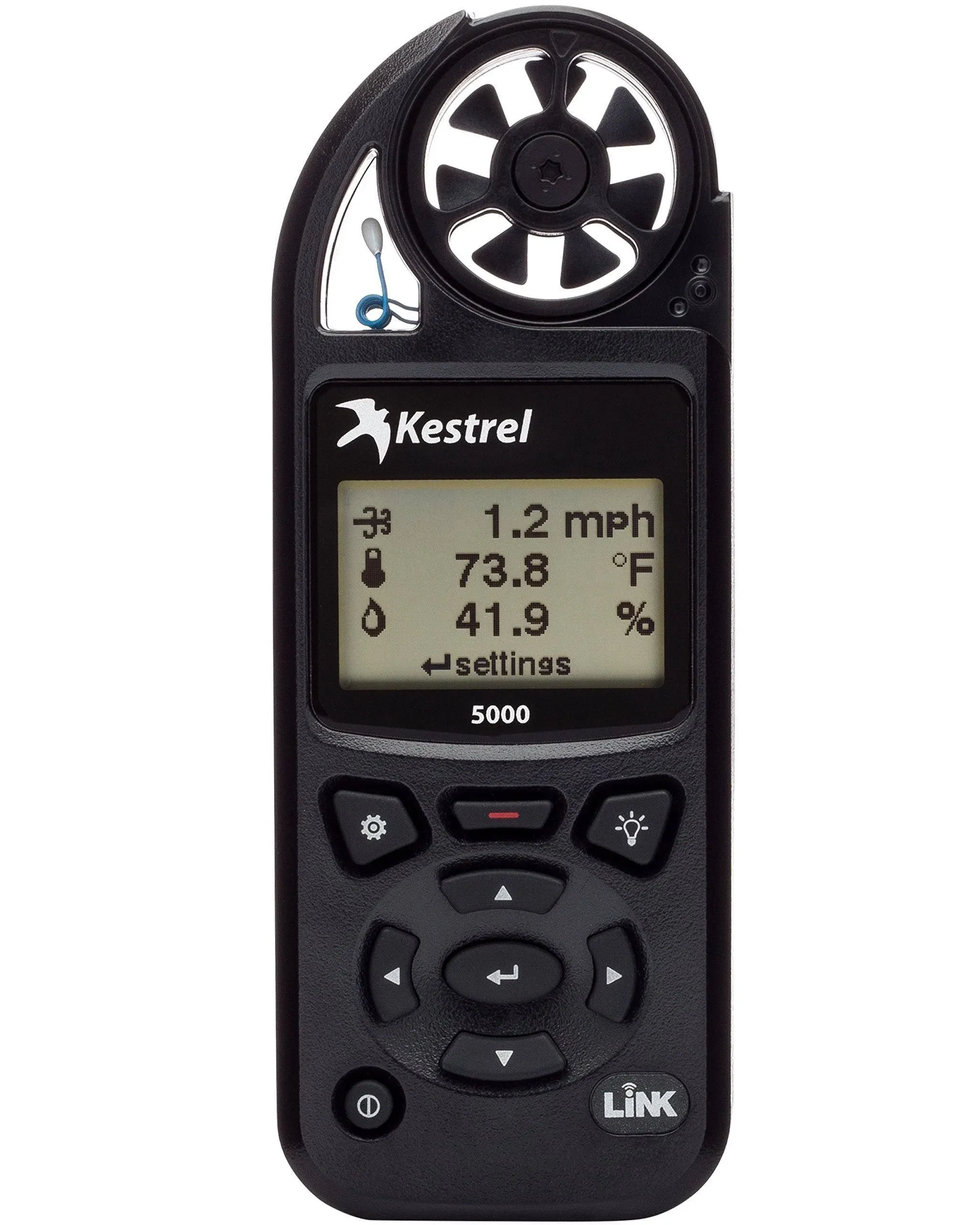 Kestrel 5000 Environmental Meter with Link, Black LiNK Enabled