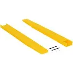 Vestil Polyethylene Fork Blade Protectors 4 In. x 48 In. Yellow