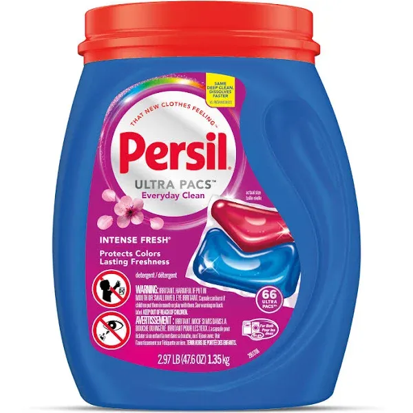 Persil Ultra Pacs Intense Fresh Everyday Clean Laundry Detergent