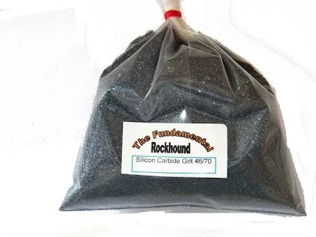 Fundamental Rockhound Products: 2 lb 46/70 Extra Coarse GRIT for Rock Tumbling polishing Silicon Carbide