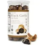 Orgnisulmte Canada Black Garlic Fermented for 90 Days 100% Natural Multi Clove Garlic Hand Selected in CANADA,Ready to Eat 8 oz