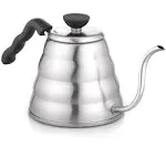 Premium Stainless Steel Gooseneck Kettle for Drip Coffee or Tea, 1.2L