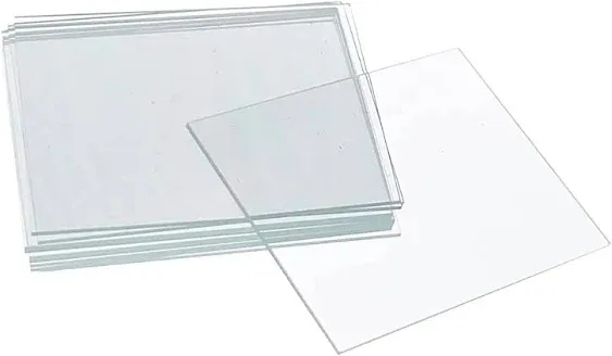 Hemacytometer Cover Slips 20x26x0.4mm Glass Cover Slips Professional Glass Co...