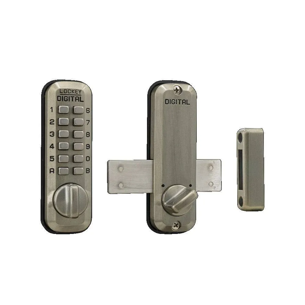 LockeyUSA M220 Surface Mount Deadbolt Lock - White