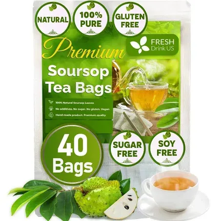 Organic Soursop Leaves Tea Bags