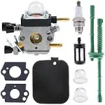 Fitbest Carburetor with Tune Up Service Kit fits Stihl Bg45 Bg46 Bg55 BG65 BR45C SH55 Sh85 Blower 4229 1200 606 Carb