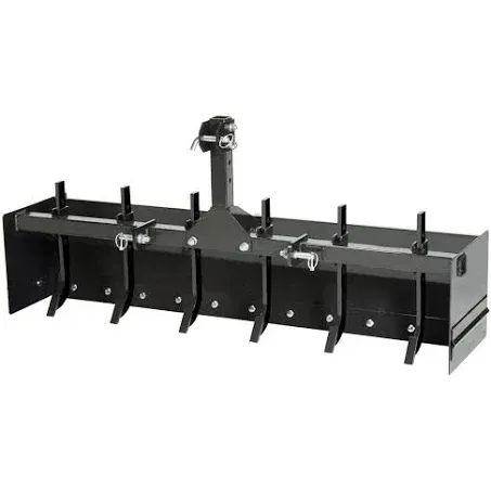 MotoAlliance® Impact Implements CAT-0 Three-Point Box Scraper with 55 inch Width. Great for Leveling, Grading, Landscaping and More!